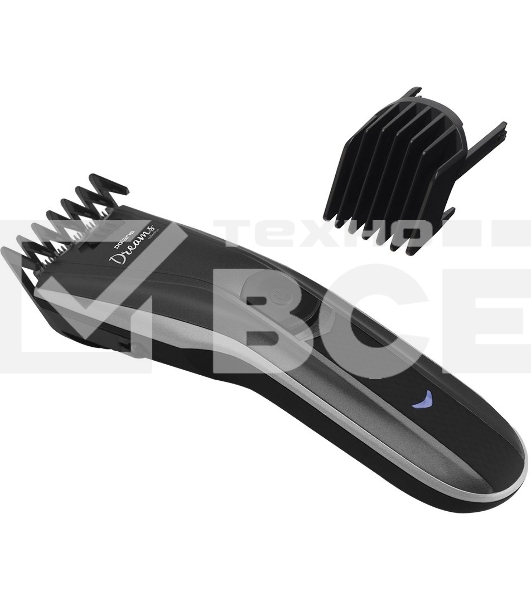 Машинка для стрижки Polaris PHC 0512RC черный/серебристый (насадок в компл:2шт)