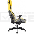 Кресло игровое Knight Thunder 5X черный/желтый эко.кожа крестов. металл, фото4