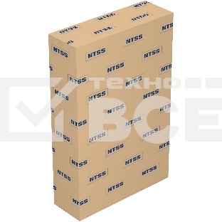 Шкаф коммутационный NTSS Премиум (NTSS-W9U6045GS-2) настенный 9U 600x450мм пер.дв.стекл 60кг серый IP20 сталь