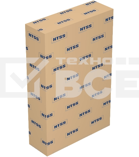 Шкаф коммутационный NTSS Премиум (NTSS-W9U6045GS-2) настенный 9U 600x450мм пер.дв.стекл 60кг серый IP20 сталь