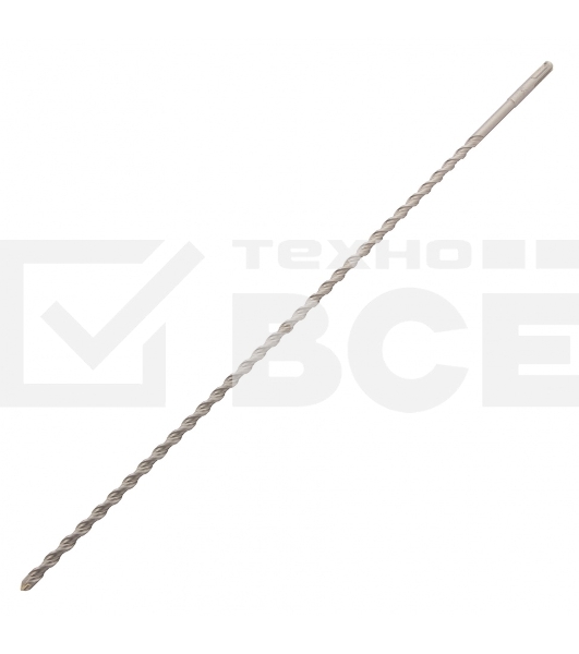 Бур по бетону, двойная спираль, Cobalt W-tip, 10x600 мм, SDS PLUS Denzel