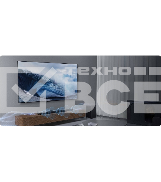 Саундбар TCL S643W 3.1 170Вт+70Вт черный