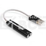 Кабель-адаптер для подключения телефонной гарнитуры к порту USB ExeGate <EX-AU-04B> (внешняя звуковая карта USB, 1x Jack3.5 F (4-контакта), кнопки: volume +, volume -, play/pause/next/previous,  Windows/Linux/MAC OS), фото2