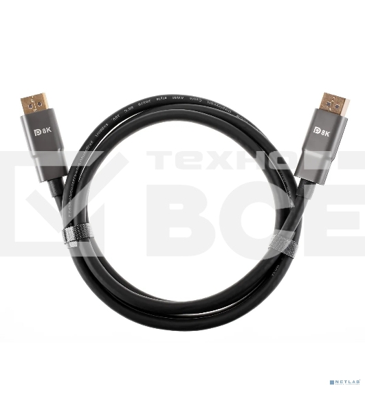 Кабель соединительный DISPLAY PORT v1.4, 8K@60Hz, 1.5m iOpen (Aopen/Qust) <ACG633-1.5M>