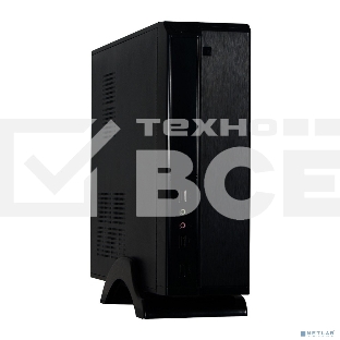 Компьютерный корпус Exegate EX268688RUS Компьютерный корпус MiniITX Exegate MI-207 Black, miniITX/mATX, <M300, 80mm>, 2*USB, Audio