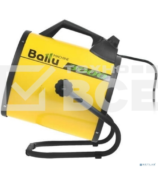 Тепловая пушка электрическая Ballu Prorab 2 BHP-P2-3 желтый