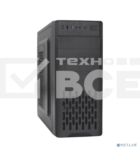 Компьютерный корпус Miditower ExeGate CP-606U-AB600 (ATX, AB600 с вент. 8см, 1*USB+1*USB3.0, аудио)