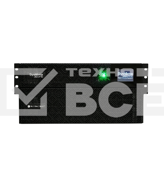 Источник бесперебойного питания Systeme Electriс SRT SRTSE6KRTXLIEC-NC 6000Вт 6000ВА черный