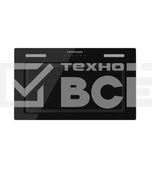 Вытяжка встраиваемая Kuppersberg High-Tech Inflat 60 B черный, 60 см, 780 куб. м/ч, 56 дБ