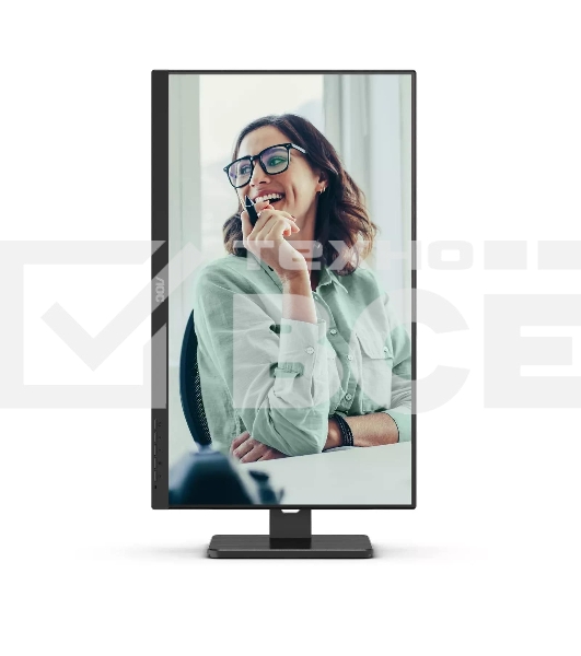 Монитор 27' AOC Q27P3CV IPS 2560x1440, 75 Гц, 4 мс, 16:9, 350 кд/м², 2xHDMI 1.4, DisplayPort 1.2, USB-концентратор (4x USB 3.0), 2.5 Gigabit Ethernet, встроенные динамики, черный