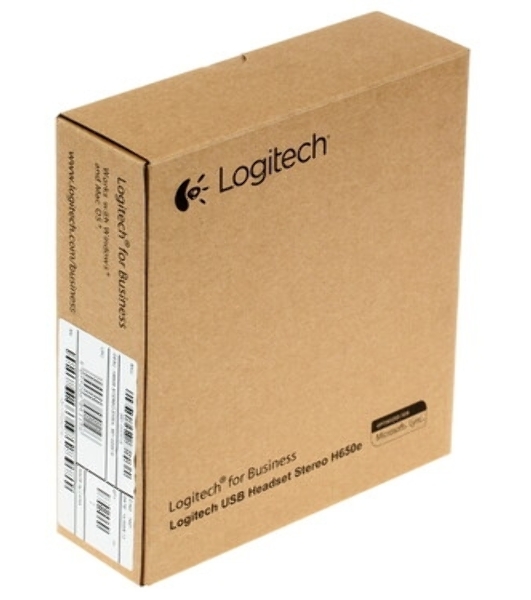Гарнитура Logitech H650e чёрный, проводная, USB