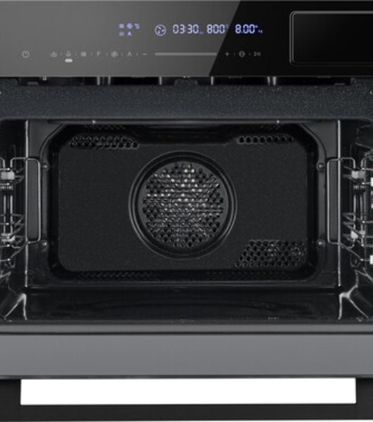 Духовой шкаф электрический Weissgauff OEMS 459 PDB черный, встраиваемый