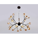 Светильник Ambrella light TR3013/27 DCF/TI темный кофе/янтарь G4/27 max 20W D750*650, фото3