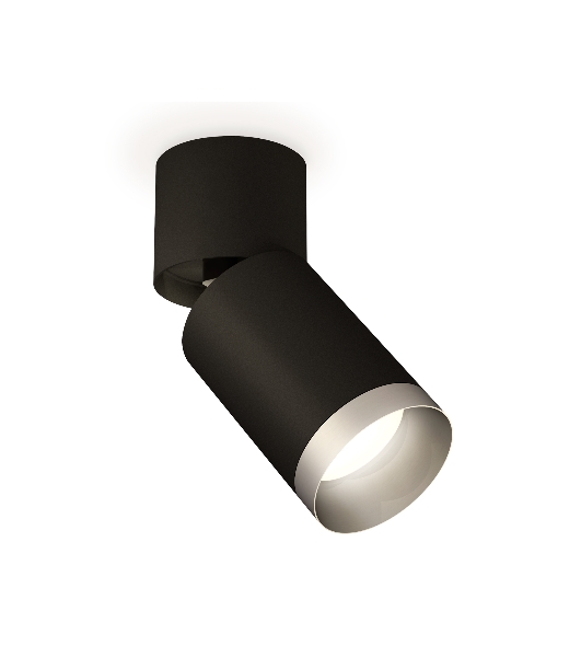 Светильник Ambrella Light XM6313043 SBK/BK/MCH черный песок/черный/хром матовый MR16 GU5.3 (A2221, C6313, N6133)