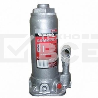 Домкрат Matrix бутылочный 8т h подъема 230–457мм