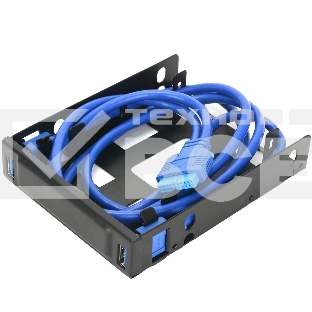 Панель с двумя портами USB 3.0 в слот 3.5 компьютерного корпуса и слот 2*2.5 CMU3-B3