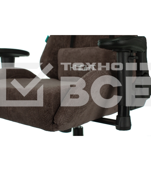 Кресло игровое Бюрократ VIKING KNIGHT LT10 FABRIC коричневый крестовина металл/пластик