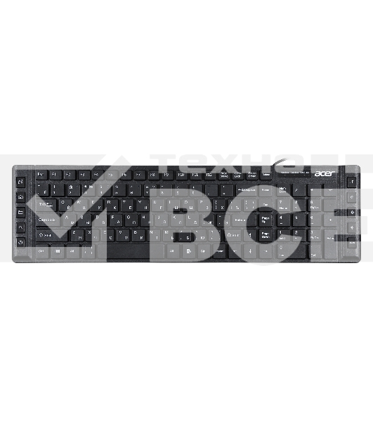 Клавиатура Acer OKW010 [ZL.KBDEE.002] проводная, USB, черный