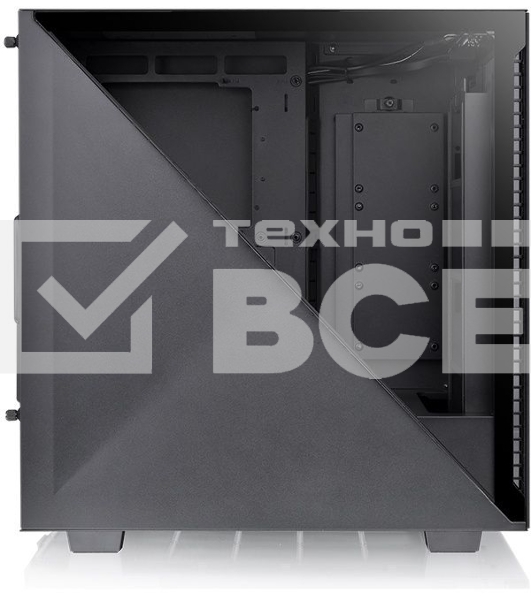 Компьютерный корпус Thermaltake Divider 300 TG черный без БП ATX 2x120mm 2xUSB3.0 1xUSB3.1 audio front door bott PSU