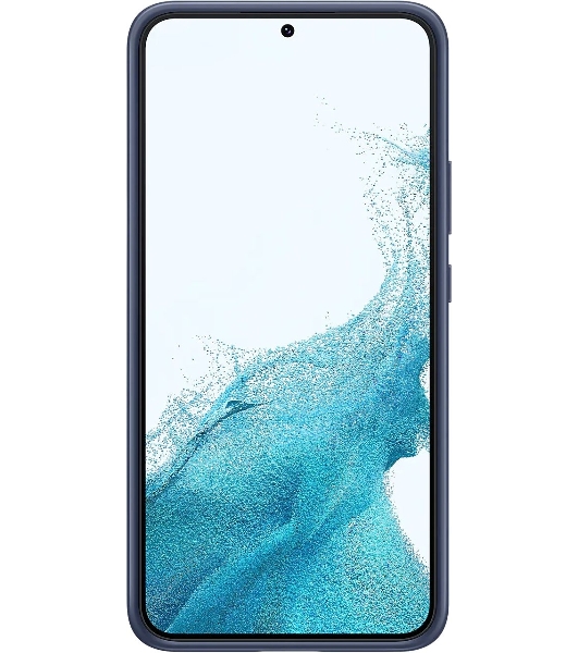 Чехол (клип-кейс) Samsung для Samsung Galaxy S22+ Frame Cover прозрачный/темно-синий (EF-MS906CNEGRU)