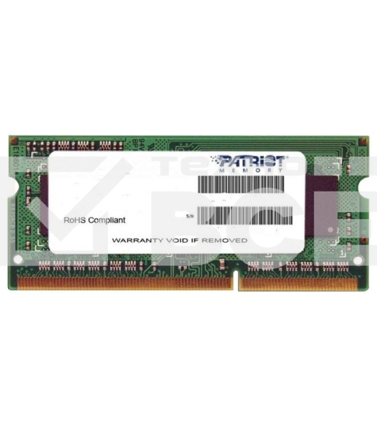 Оперативная память Patriot Signature, DDR4, 4GB (1x4 GB), 2400 MHz, CL17, SO-DIMM