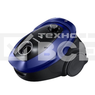 Пылесос Samsung SC20M255AWB синий, 460/2000 Вт, уборка сухая, пылесборник мешок 2.5 л