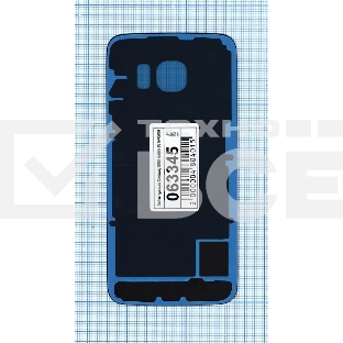 Задняя крышка для Samsung G925  Galaxy S6 Edge золотая