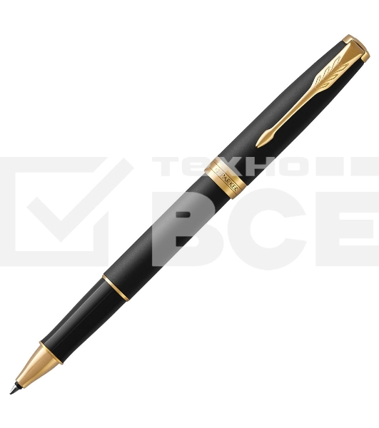 Ручка роллер Parker Sonnet Core T528 (CW1931518) Matte Black GT F черн. черн. подар.кор.
