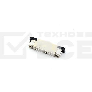 Разъем FPC  Half Coverage Bottom Contact 0.8K-BX-10PWB 10 pin высота 2мм шаг 0,8мм