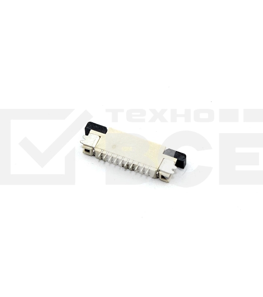 Разъем FPC  Half Coverage Bottom Contact 0.8K-BX-10PWB 10 pin высота 2мм шаг 0,8мм
