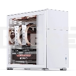 Корпус без блока питания Case JONSBO D41 STD, Midi-Tower, TG, no fan, 1xUSB-A 3.2 + 1xUSB-C 3.2, ATX, mATX White, фото3