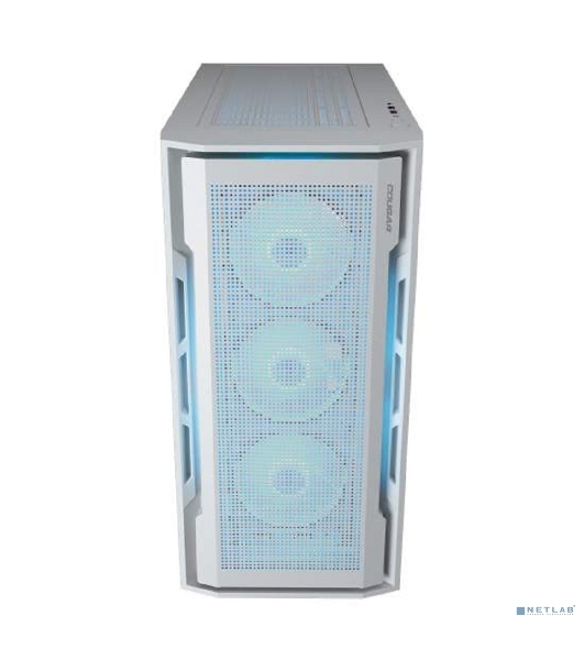 Корпус Cougar Uniface X RGb V2 White, 4x140мм ARGb PWM Fan, ARGb PWM Fan Hub, без БП, E-ATX