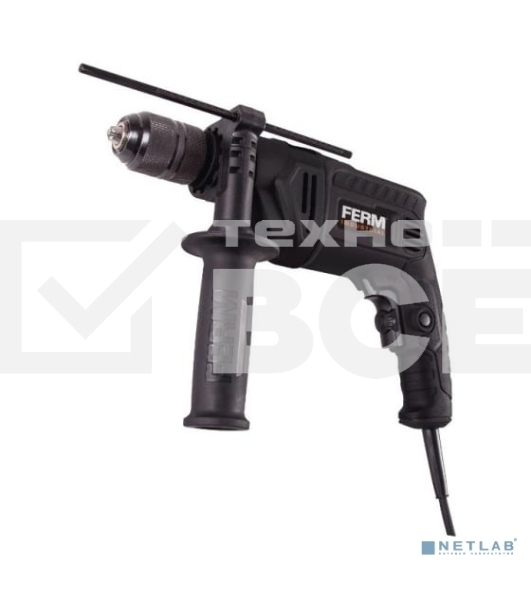 Дрель ударная FERM PDM1060P_K мощность-1200W/энергия удара-14 Дж/вес - 6,2 кг.