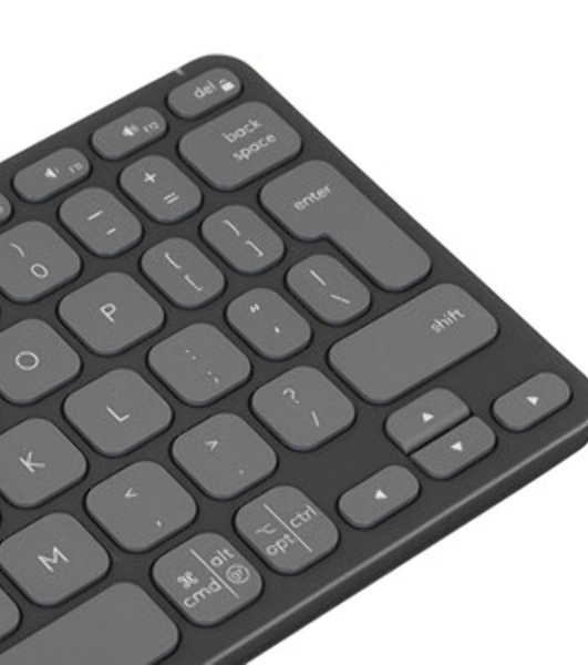Клавиатура Logitech Keys to Go 2 беспроводная, Bluetooth, серый