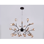 Светильник Ambrella light TR3013/27 DCF/TI темный кофе/янтарь G4/27 max 20W D750*650, фото 1