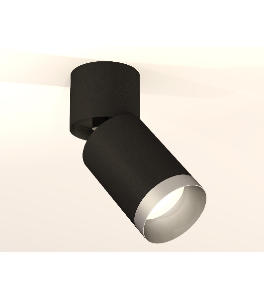 Светильник Ambrella Light XM6313043 SBK/BK/MCH черный песок/черный/хром матовый MR16 GU5.3 (A2221, C6313, N6133)
