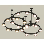 Светильник Ambrella light XR92222100/22 SBK/PPG/PYG черный песок/золото розовое полированное/золото желтое полированное GX53, фото3