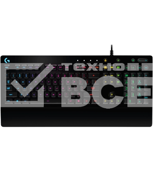 Клавиатура Logitech G213 Prodigy черный USB 2.0 Multimedia Gamer LED (подставка для запястий)