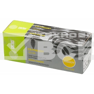 Картридж лазерный Cactus CS-PH6022Y (106R02762) желтый (1000стр.) для Xerox Phaser 6020/6022/WC 6025/6027