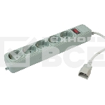 Сетевой фильтр PC Pet AP01006-E-GR 1.8м (5 розеток) серый, фото3