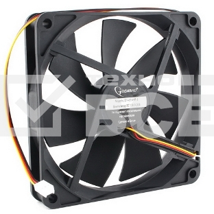 Вентилятор Gembird D14025HM-3 140x140x25, гидродинамический, 3 pin, провод 40 см 80