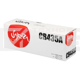 Картридж лазерный Sakura CB435A для HP LJ P1005/P1006, черный, 2000 к.