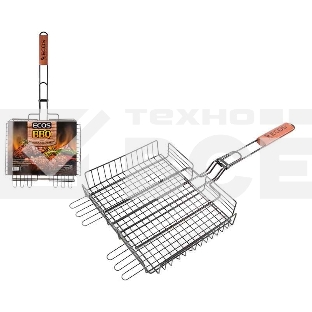 Решетка для барбекю ECOS 22139D с антипригарным покрытием, размер: 31x24x5см