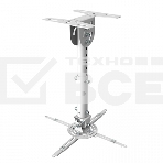 Кронштейн Wize WPA-W белый {Потолочные, Макс. крепежное расстояние 260х260, макс. вес нагрузки 12 кг, Наклон,поворот °+/-15, расстояние от стены/ потолка 35-46 см}, фото 1
