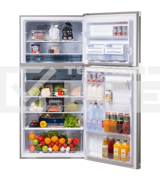 Холодильник Sharp SJ-XG60PMBE бежевый двухкамерный 422/178 л морозилка сверху, No Frost