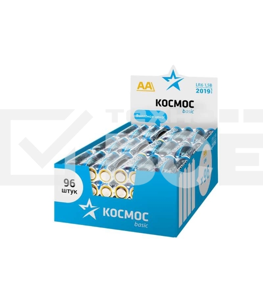 Элемент питания Космос алкалиновый AA/LR6 (уп.96шт)