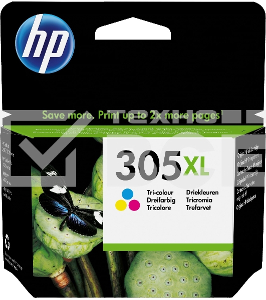 Картридж струйный HP 305XL 3YM63AE многоцветный (200стр.) для HP DJ 2320/2710/2720