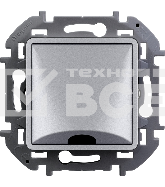 Inspiria Вывод кабеля с зажимом для крепления алюминий