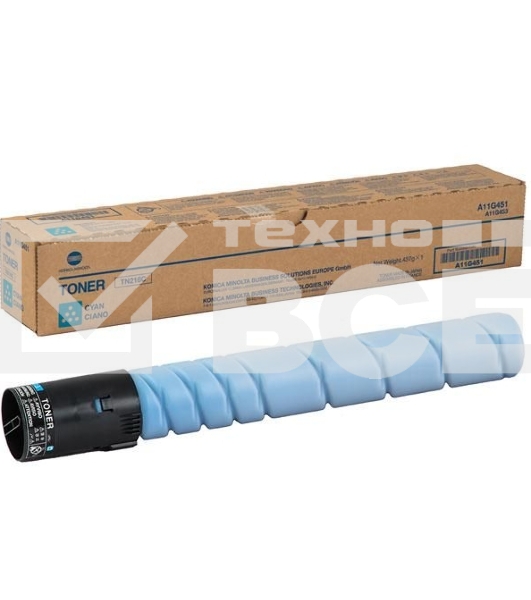 Картридж лазерный Konica-Minolta TN-221C голубой для bizhub C227/C287