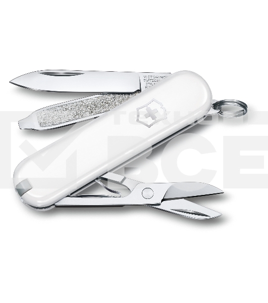Нож перочинный Victorinox Classic Falling Snow (0.6223.7G) 58мм 7 функций карт.коробка